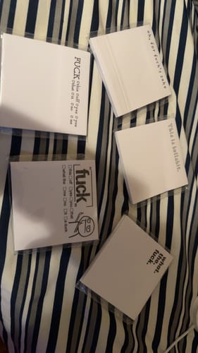 Customer photo review of Goofy Sticky Notes