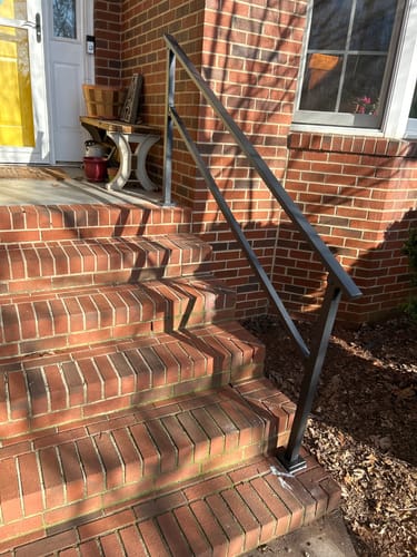 Customer photo review of Stair Handrail Kit
