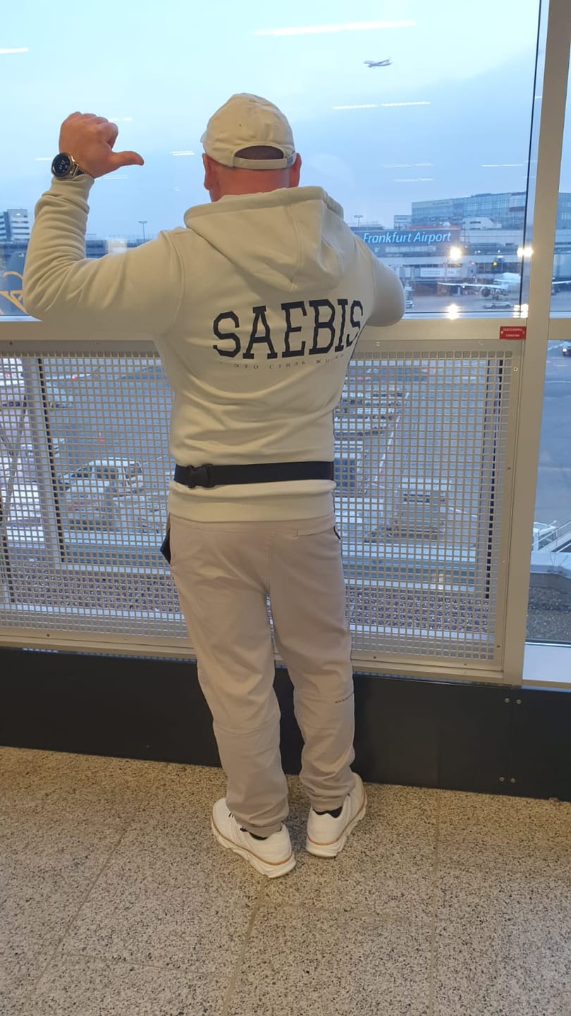 Customer photo review of Lifestyle Herren Zip Hoodie mit Reißverschluss asphaltgrau by SAEBIS®