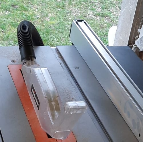 Customer photo review of Scie sur table 255mm Evolution RAGE5-S avec Lame multi-matériaux TCT