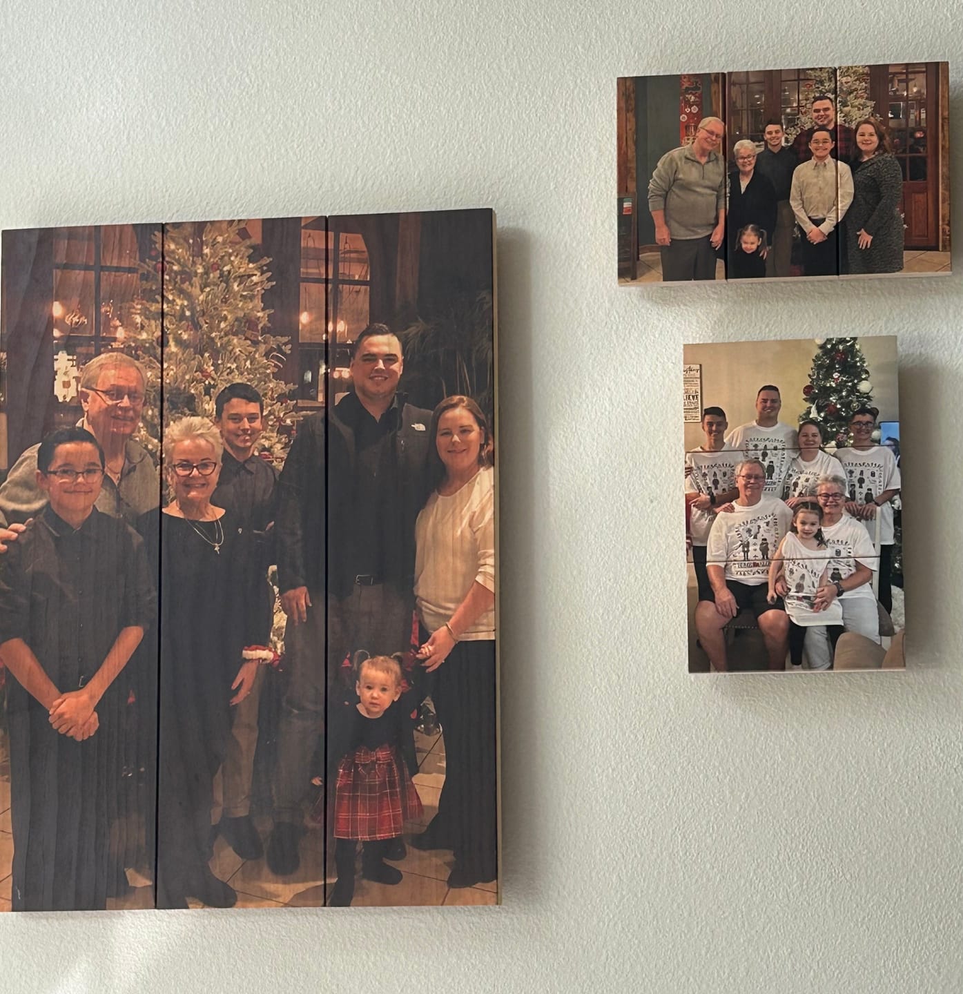 Customer photo review of 6.75 x 10.5 Planked Wood Print