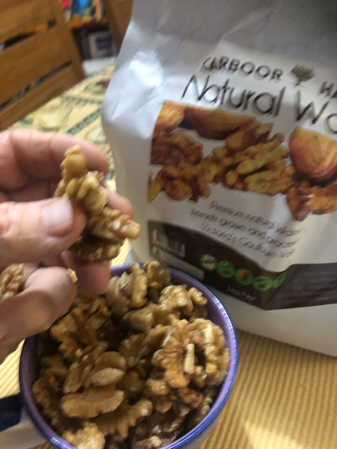 Customer photo review of Raw Australian walnut