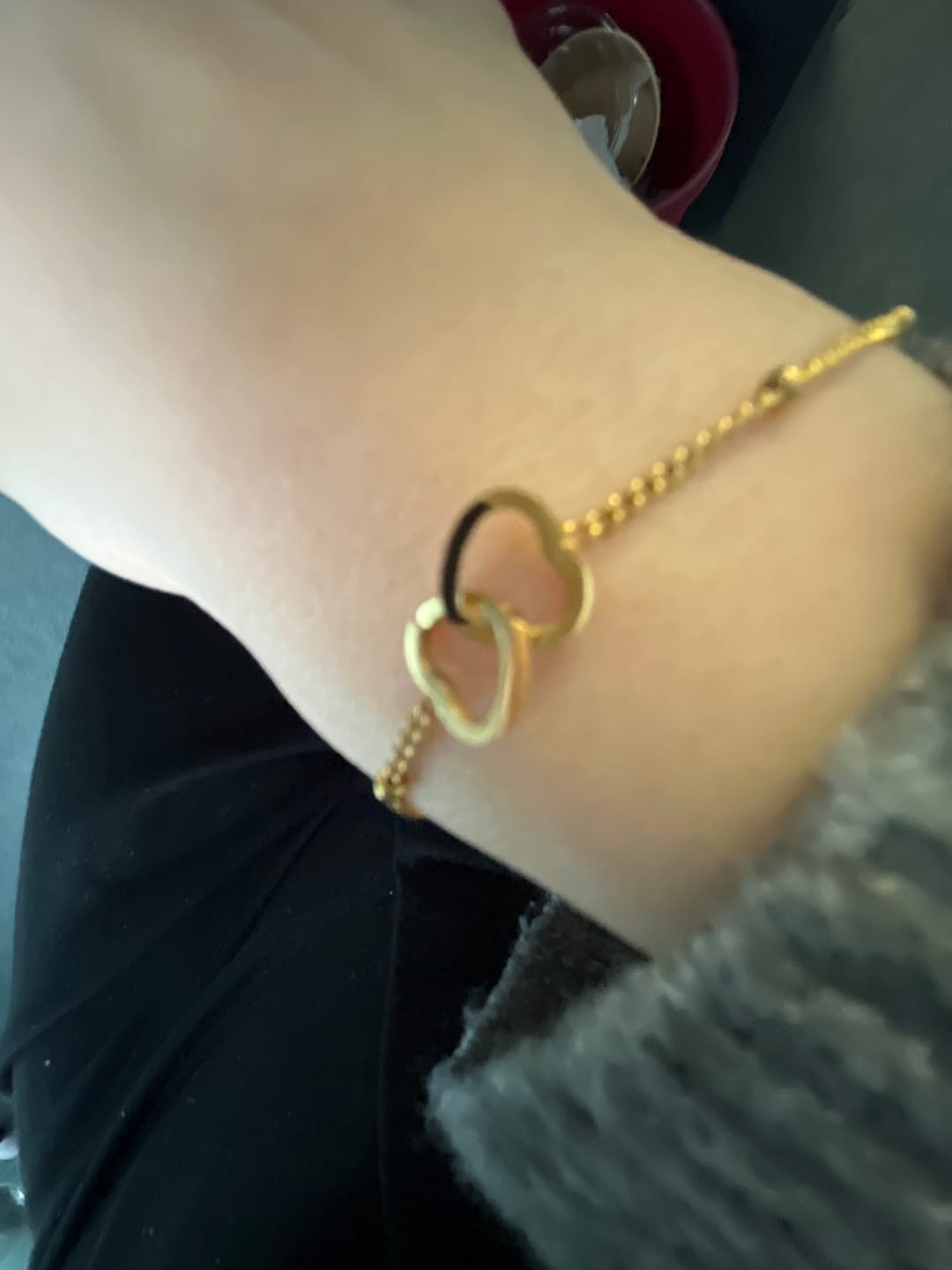 Customer photo review of Best Friends Armband | 18K vergoldet