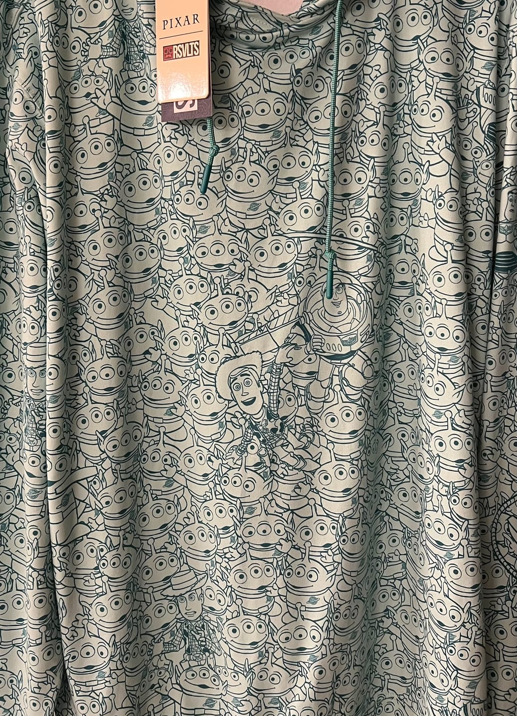 Customer photo review of Disney and Pixar Toy Story “The Crane Escape” – Performance Hoodie