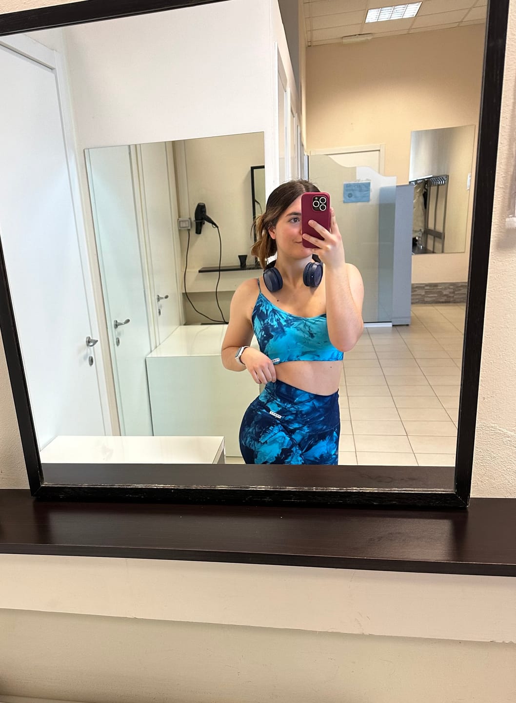 Customer photo review of Leggings Elements Acqua Turchese Blu