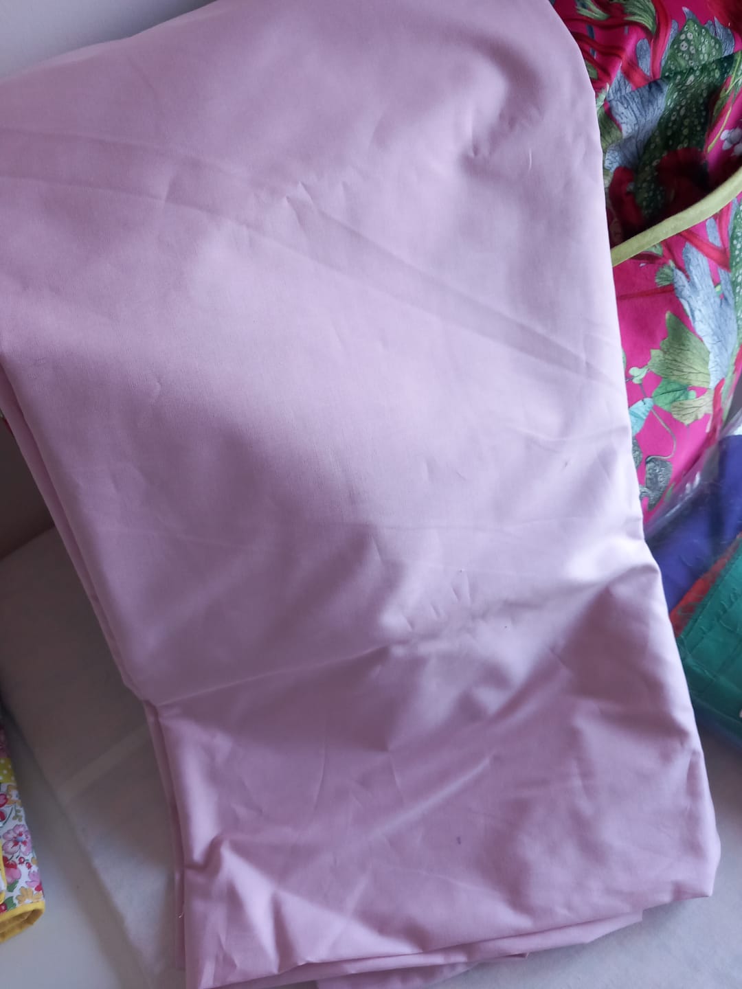 Customer photo review of Premium Plain Polycotton Fabric, 60° Washable, 45"- 20 Colours Available