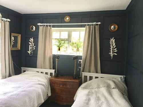 Customer photo review of Modern Wood Paneling Wallpaper - 4 colours