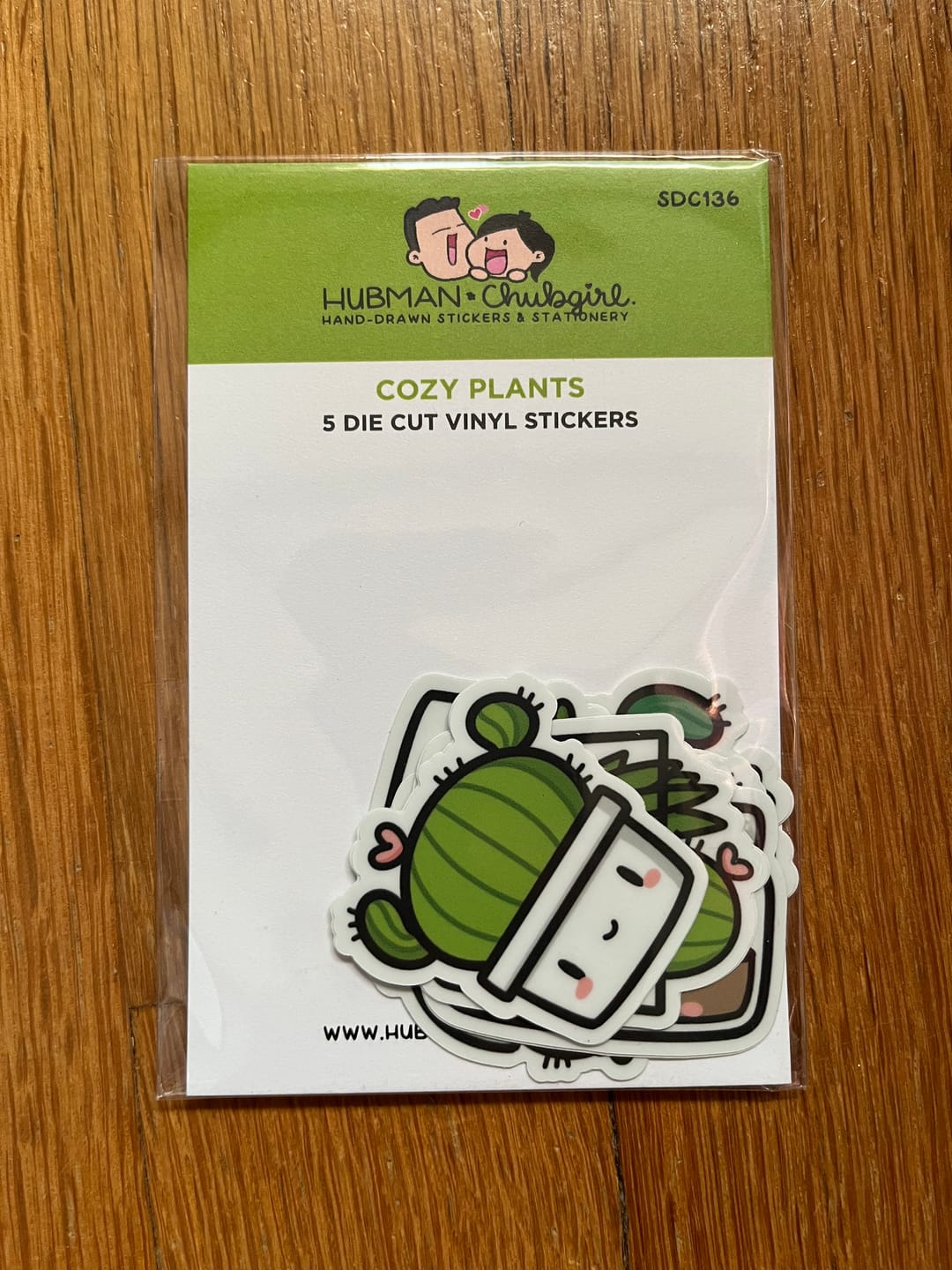 Customer photo review of Cozy Plants Die cut stickers