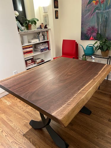 Customer photo review of Metal Table Legs - 418 Curva 28H inch