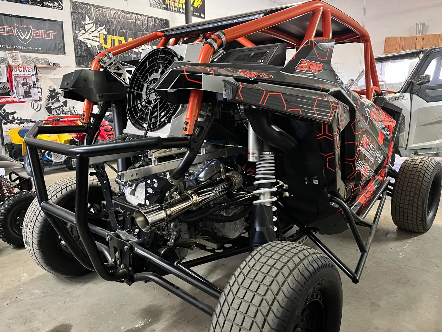 Customer photo review of Turbo RZR Desert Series 3" Full Stainless Exhaust System