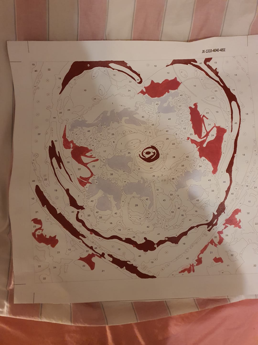 Customer photo review of Malen nach Zahlen Überraschungsbild