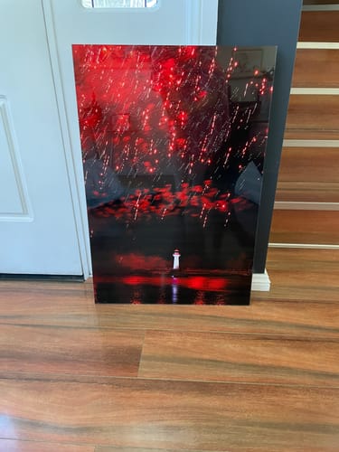 Customer photo review of Acrylic Mounting Panel - 50 x 75 cm