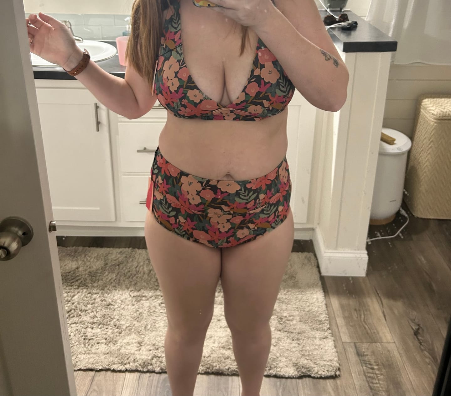 Customer photo review of High Rise Bottoms - Luna