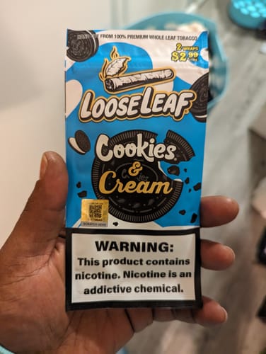 Customer photo review of LooseLeaf X Cookies 2 Pack Wraps (40 Count)