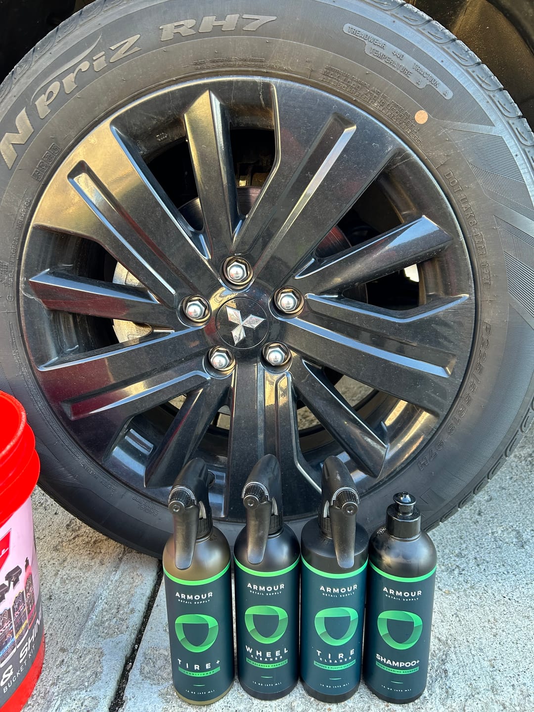 Customer photo review of Tire Cleaner