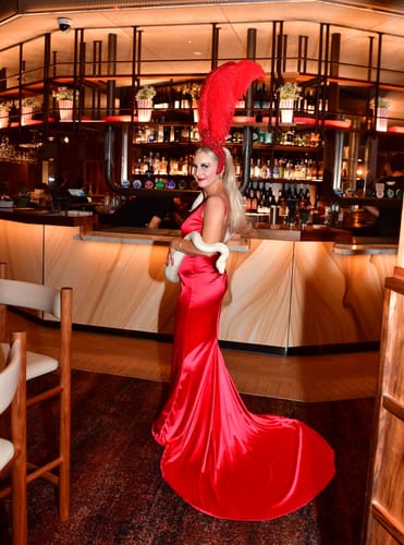 Customer photo review of Kendall Formal Gown - Red [SAMPLE]