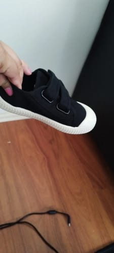 Customer photo review of Classic Canvas Velcro Sneakers