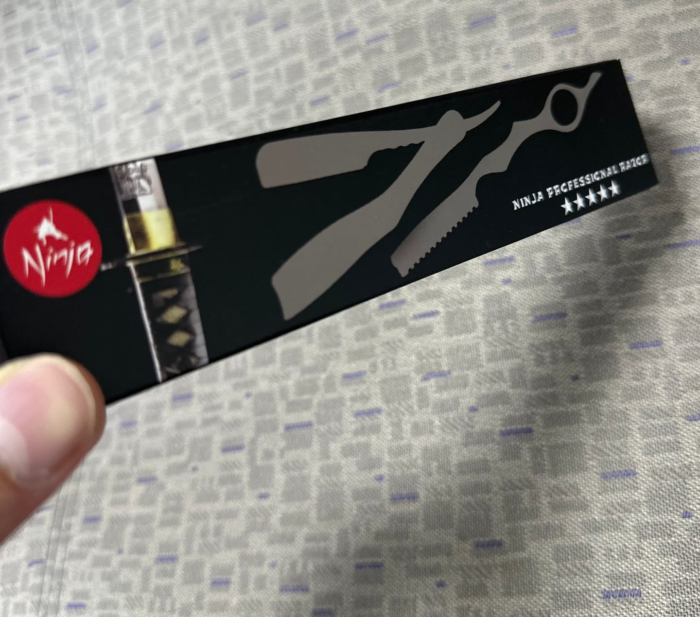 Customer photo review of KUNAI RAZORS