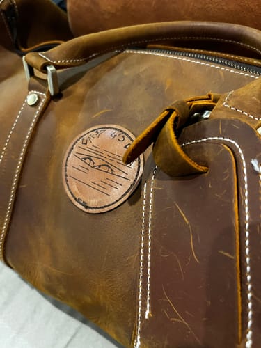 Customer photo review of Custom Leather Patches