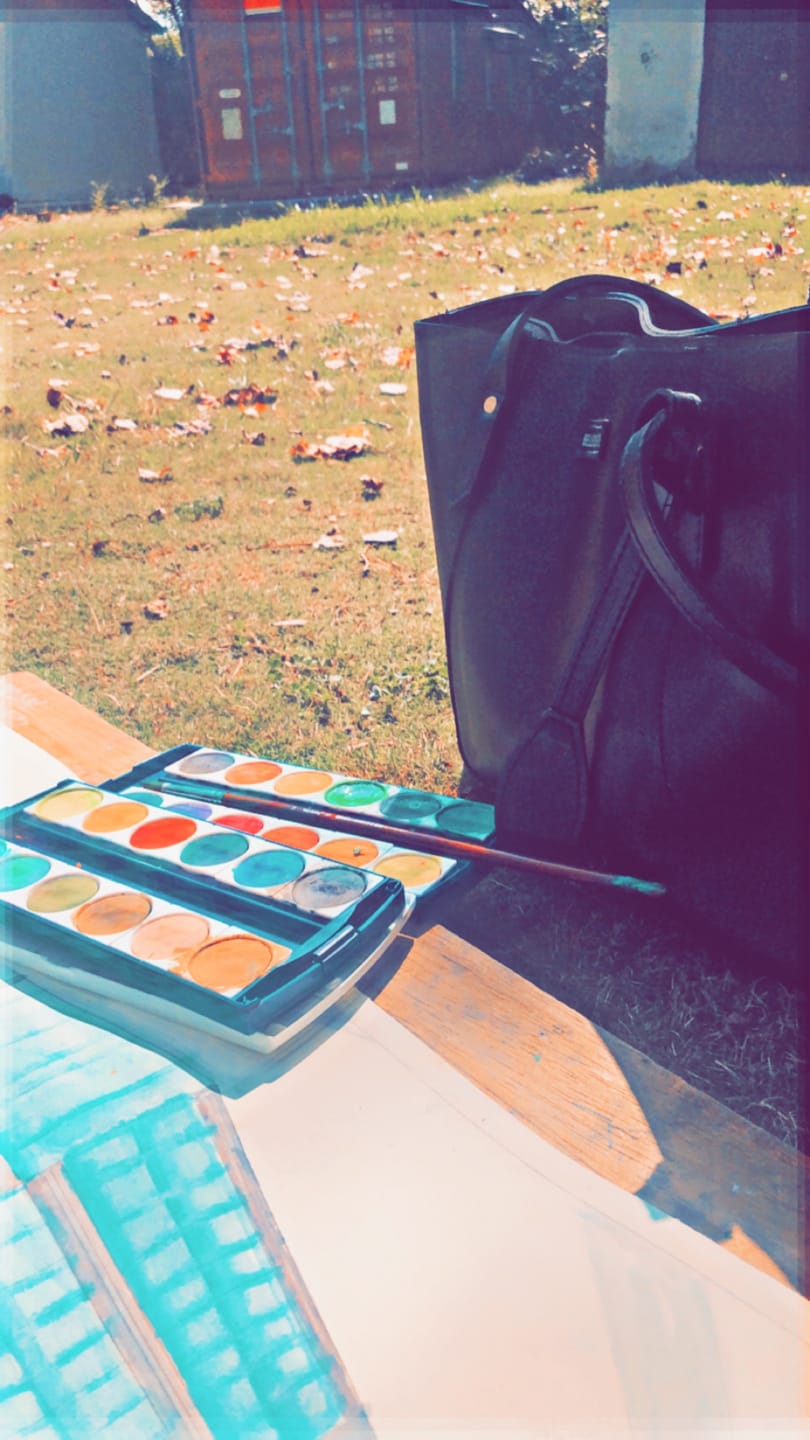 Customer photo review of Beige Belle Croc Tote Bag