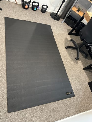 Customer photo review of Miramat® - 200cm x 120cm - Extra Large Exercise Mat - In Stock