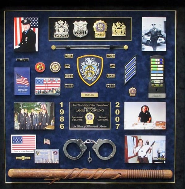 Customer photo review of NY New York Police Officer Badge Replica Movie Props *Customizable Badge Number*