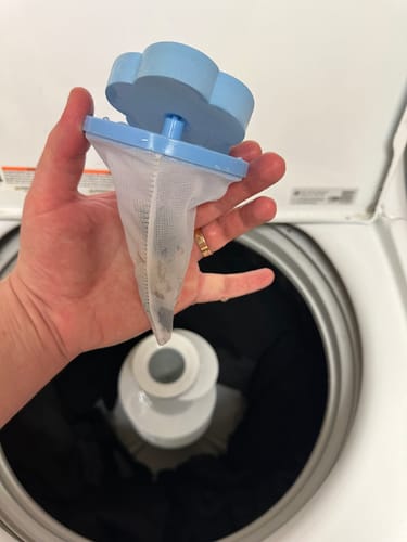 Customer photo review of Laundry Pet Hair Catcher