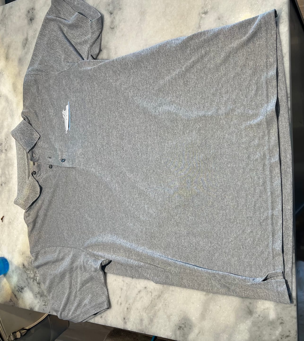 Customer photo review of Custom Men's Performance Polos