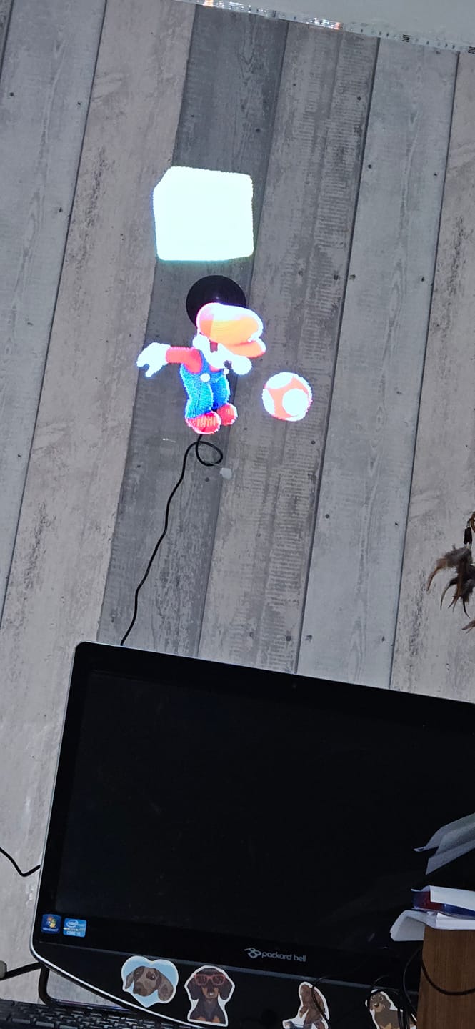 Customer photo review of Mario Hologram
