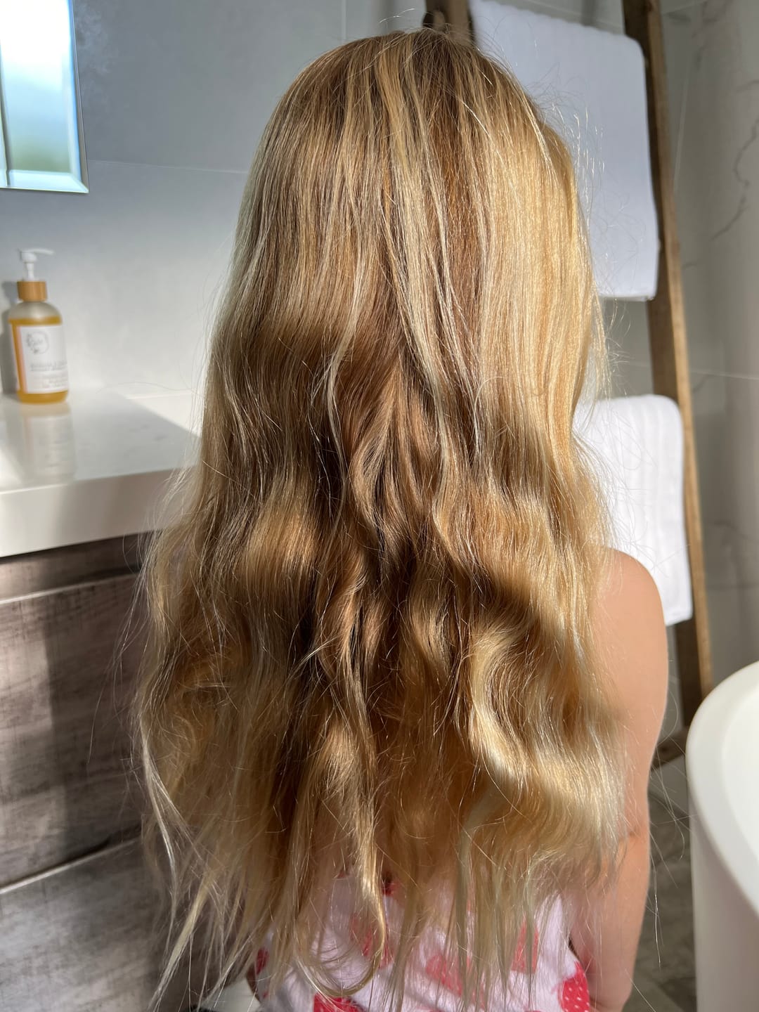 Customer photo review of SHAMPOO, CONDITIONER & HAIR BRUSH BUNDLE