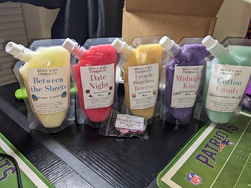 Customer photo review of Squeezable Wax