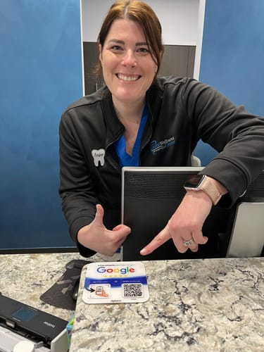 Customer photo review of Google Reviews - Plate