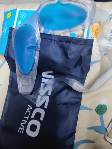 Customer photo review of Cool Eyes (Gel) | Eye Relaxing Mask to  Provide Relief from Pain & Dark Circles around the Eyes (Blue)