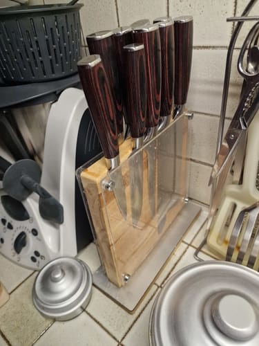 Customer photo review of "Imperial" 16-Piece Japanese Knife Block Set