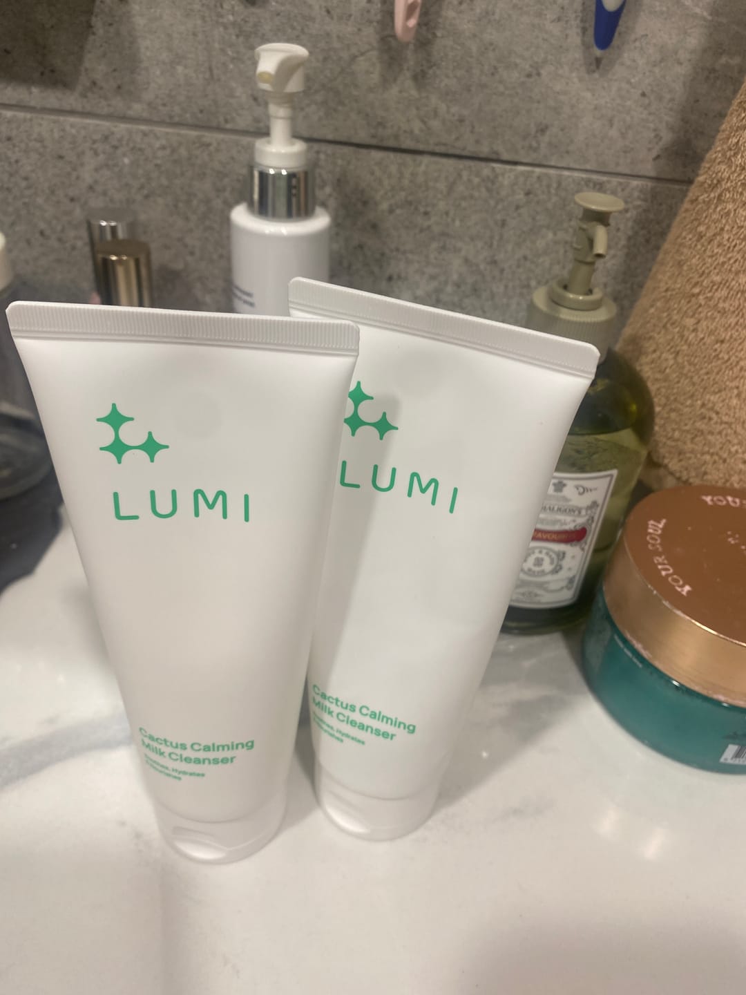 Customer photo review of Cactus Calming Milk Cleanser