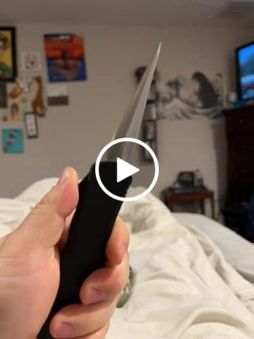 Customer video review of Black Ghost OTF Knife - Hornet Blade