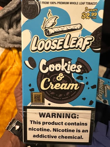 Customer photo review of LooseLeaf X Cookies 2 Pack Wraps (40 Count)