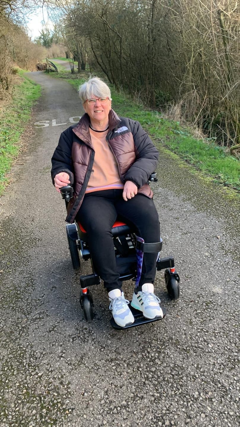 Customer photo review of Lightweight Electric Wheelchair Freedom Elite ST