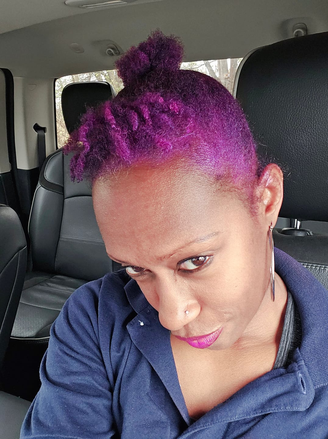 Customer photo review of Fierce Fuchsia - Mysteek Color Pop