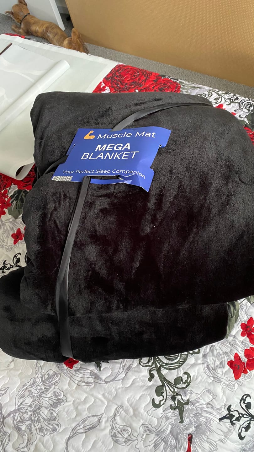 Customer photo review of The Mega Blanket