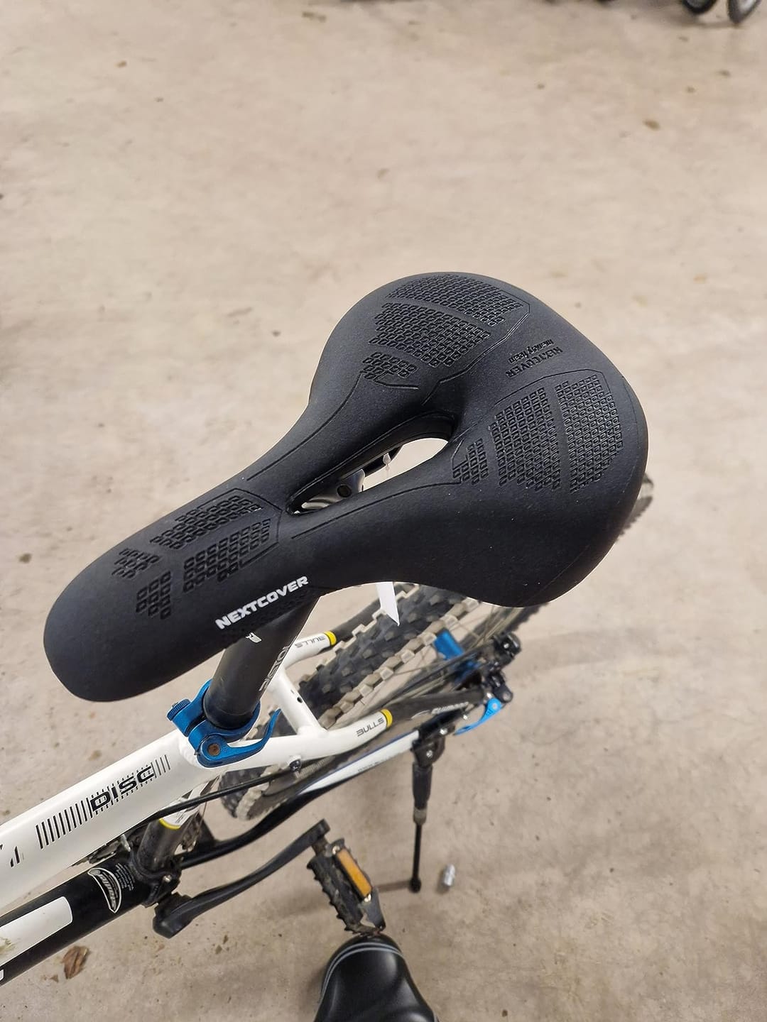 Customer photo review of ComfortSet - Fahrradsattel & gefederte Sattelstütze