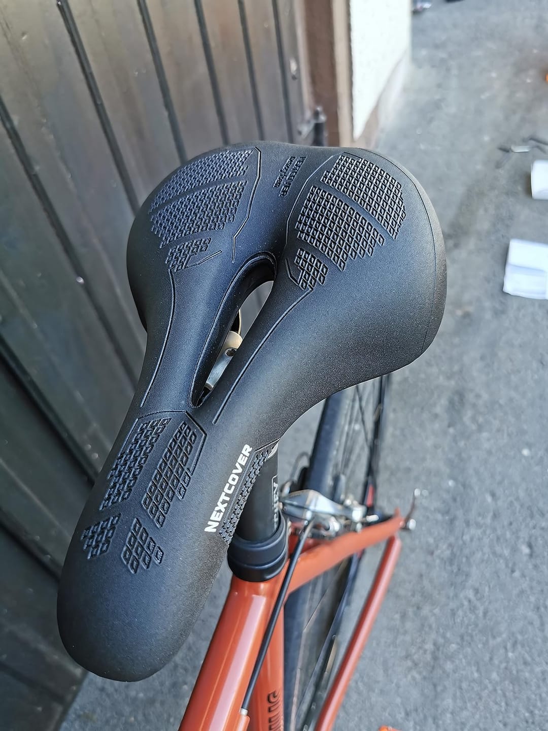 Customer photo review of ComfortSet - Fahrradsattel & gefederte Sattelstütze