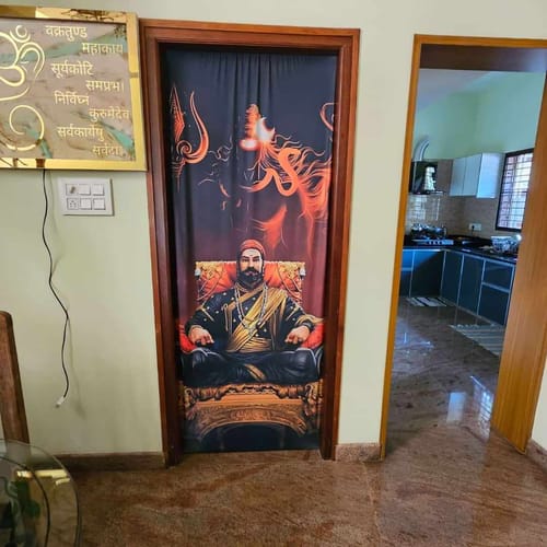 Customer photo review of Shivaay Chhatrapati Shivaji Maharaj Door Covers
