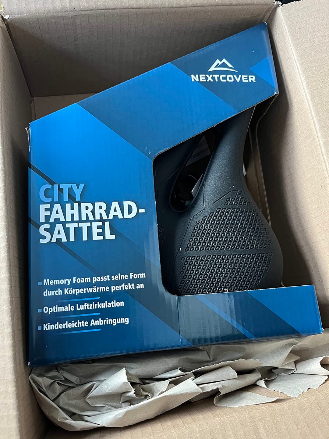 Customer photo review of ComfortSet - Fahrradsattel & gefederte Sattelstütze