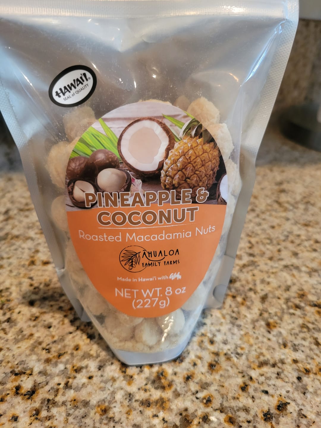 Customer photo review of Chili Spiced Macadamia Nuts
