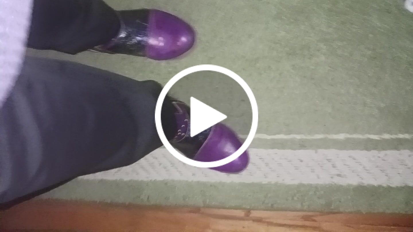 Customer video review of Vintage Handmade Embossed Rose Flat Boots