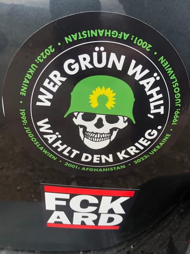 Customer photo review of GROSSE STICKER / AUFKLEBER (10 STK.) • FCK ARD