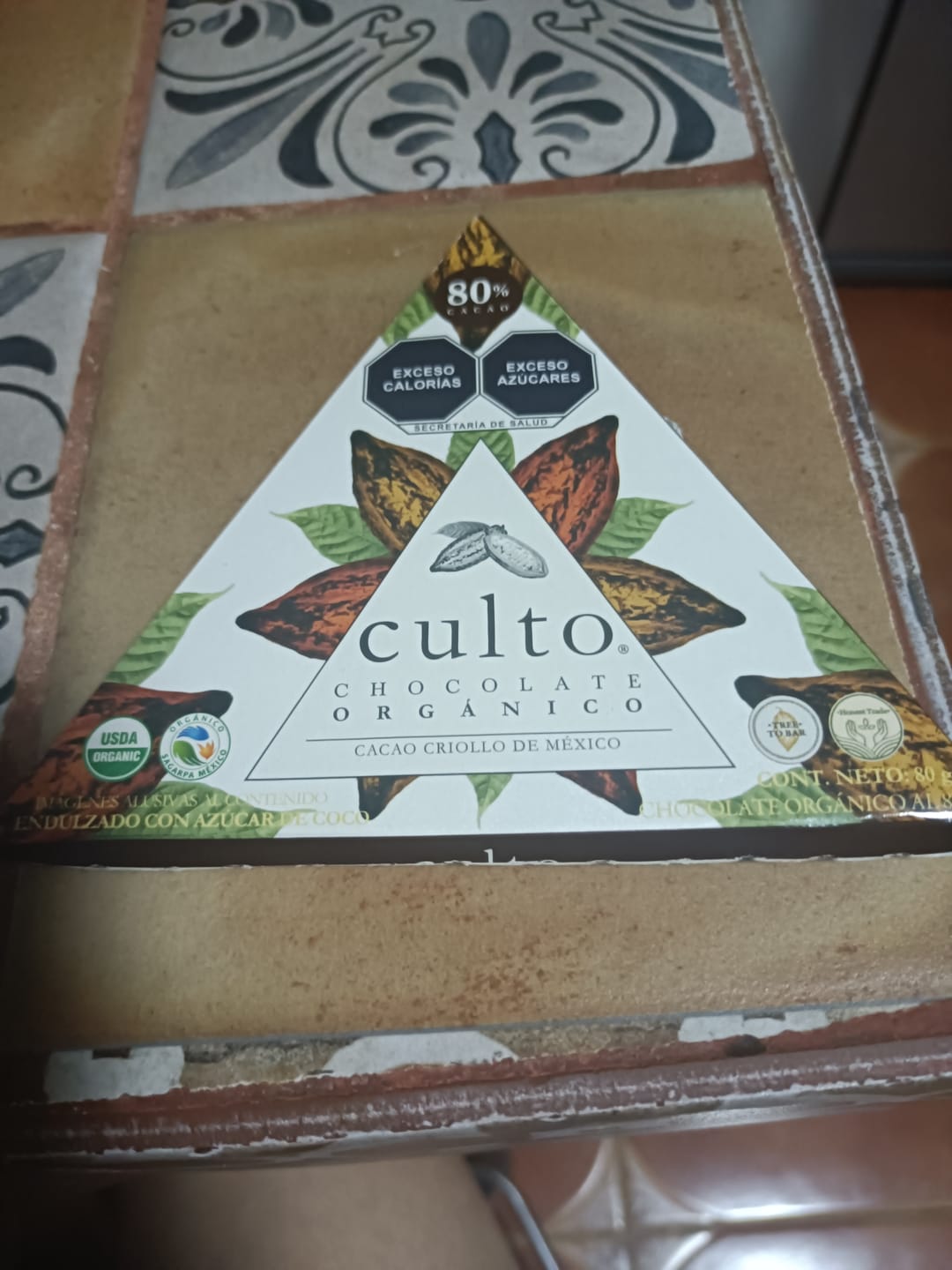 Customer photo review of 80% Chocolate Amargo | 80gr