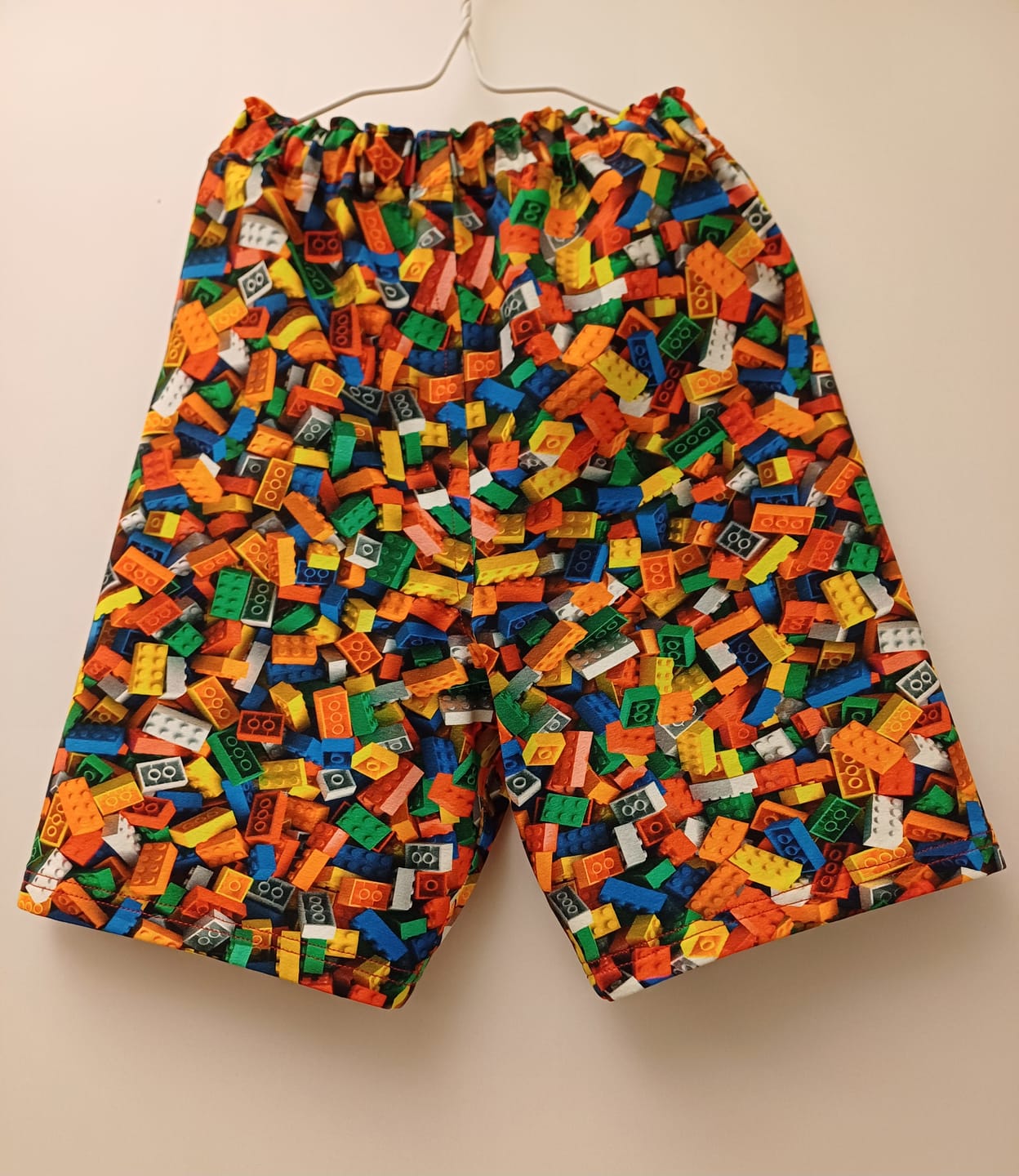 Customer photo review of Lego Blocks Cotton Jersey Fabric