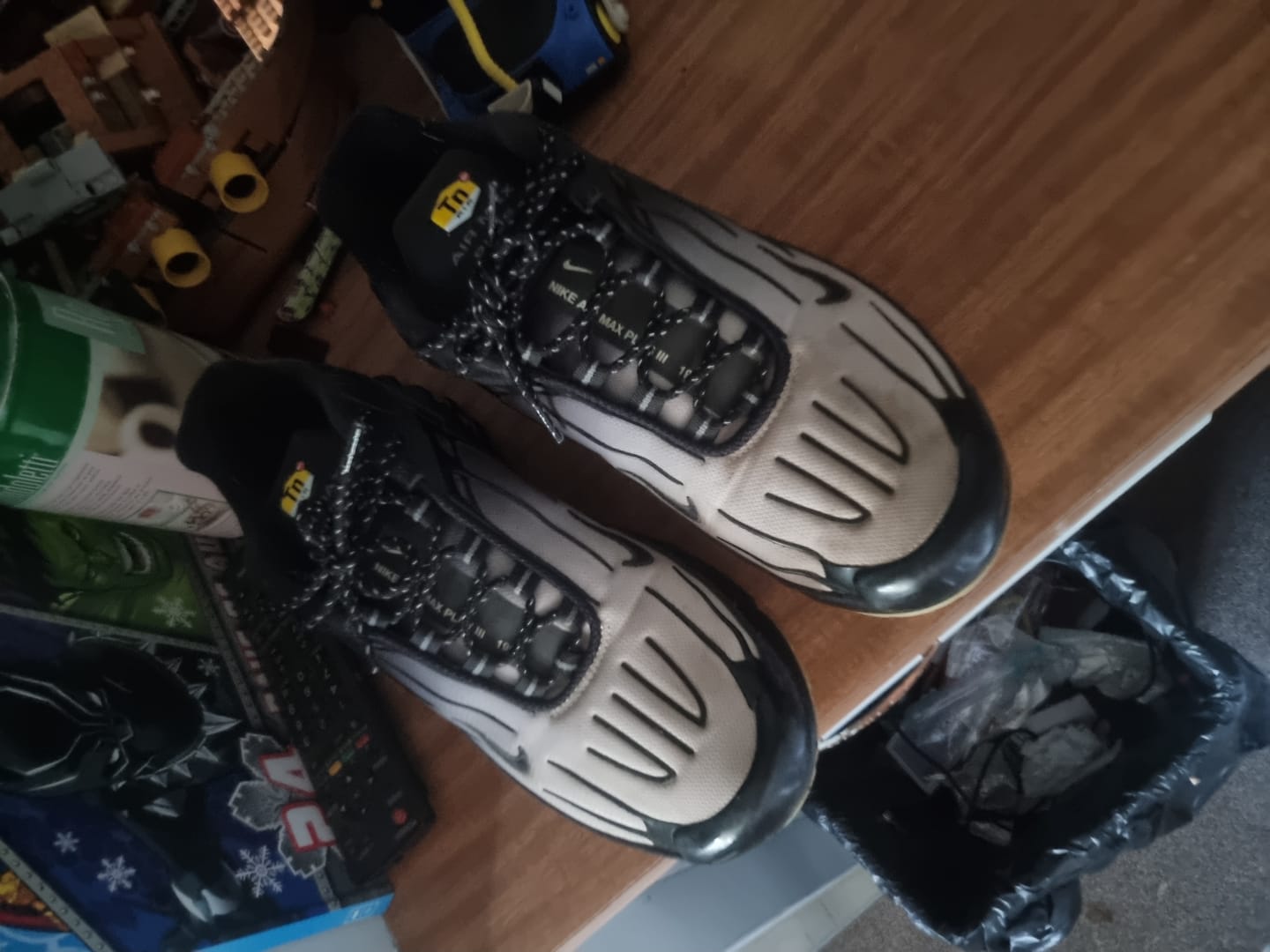 Customer photo review of Nike Air Max Plus TN3 Black Grey Gum Men's